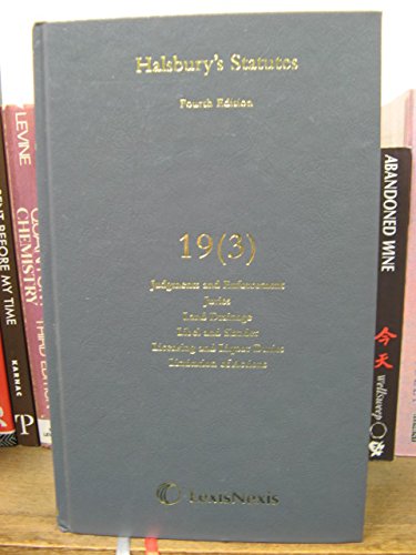 9781405743792: Halsbury's Statutes of England and Wales, Fourth Edition. Volume 19 (3): Judgments and Enforcement. Juries. Land Drainage. Libel and Slander. Licensing and Liquor Duties. Limitation of Actions. 2009 Reissue