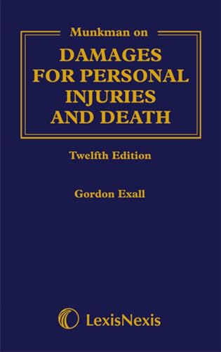 Stock image for Munkman on Damages for Personal Injuries and Death for sale by Better World Books Ltd