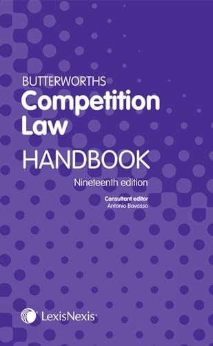 Stock image for Butterworths Competition Law Handbook for sale by dsmbooks