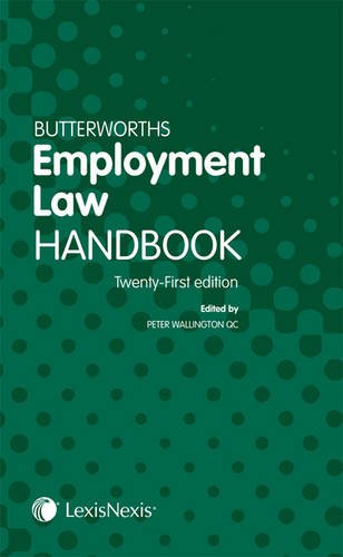 Imagen de archivo de Butterworths Employment Law Handbook a la venta por Anybook.com