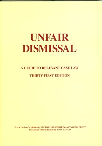 9781405780049: Unfair Dismissal - A Guide to the Relevant Case Law