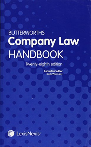 9781405788106: Butterworths Company Law Handbook