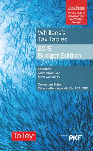 Stock image for Whillans's Tax Tables 2015-16 (Budget edition) for sale by AwesomeBooks