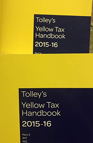 Beispielbild fr Yellow Tax Handbook 2015-16(6 Book Volume) zum Verkauf von AwesomeBooks