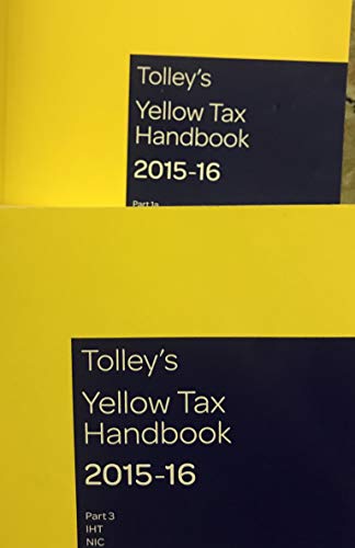 Stock image for Yellow Tax Handbook 2015-16(6 Book Volume) for sale by AwesomeBooks