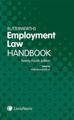 Beispielbild fr Butterworths Employment Law Handbook zum Verkauf von WorldofBooks