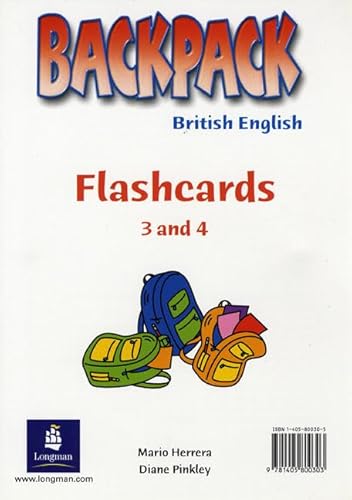 Backpack Level 3 and 4 Flashcards (9781405800303) by Herrera, Mario; Pinkley, Diane