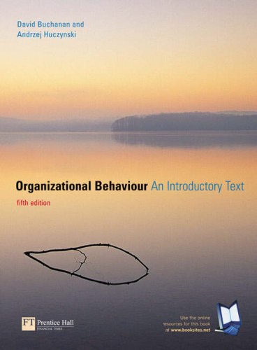 Organisational Theory: Selected Readings: WITH Economic Approaches to Organizations AND Management an Introduction AND Organizational Behaviour an Introductory ... AND Organisation Theory Concepts and Cases (9781405801324) by David A. Buchanan; Derek Pugh; Andrzej Huczynski; Sytse Douma; David Boddy; Stephen P. Robbins