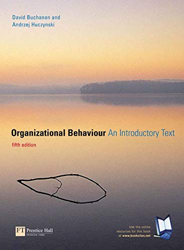 Stock image for ONLINE COURSE PACK: ORGANIZATIONAL BEHAVIOUR: AN I for sale by Iridium_Books