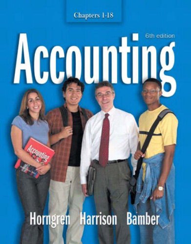 Imagen de archivo de Accounting: Chapters 1-18 a la venta por Phatpocket Limited