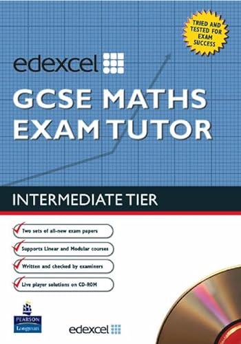 9781405816410: Edexcel GCSE Maths Exam Tutor: Intermediate (Workbook and CD-ROM)