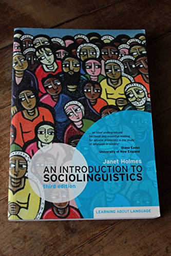 Imagen de archivo de An Introduction to Sociolinguistics (3rd Edition) (Learning About Language) a la venta por Zoom Books Company