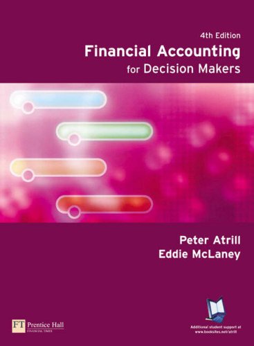 Financial Accounting for Decision Makers: AND Onekey Website Access Card (9781405821773) by Peter Atrill; Eddie McLaney