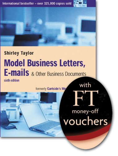 Beispielbild fr FT Promo Model Business Letters: E-Mails and Other Business Documents zum Verkauf von medimops