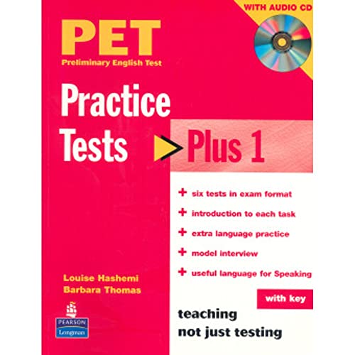 Beispielbild fr PET Practice Tests Plus 1, with key and 3 Audio-CDs zum Verkauf von medimops