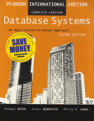 9781405825023: Database Systems: An Application Oriented Approach, Complete Version: AND Oracle 10g Personal Edition