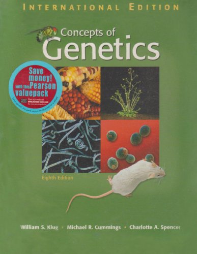 Concepts of Genetics: AND Brock Biology of Microorganisms (9781405825528) by William S. Klug; Michael T. Madigan