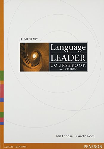 Imagen de archivo de Language Leader Elementary Coursebook and CD-ROM Pack a la venta por Better World Books Ltd