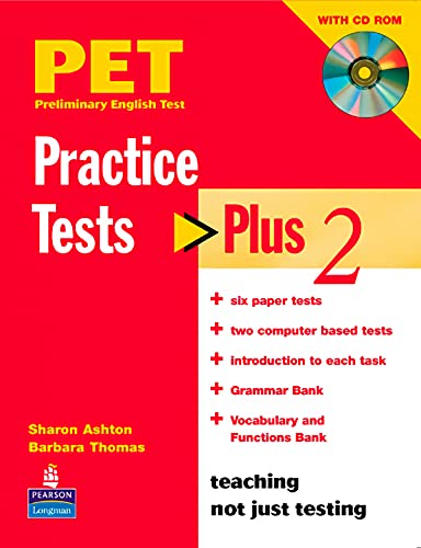 9781405831369: PET Practice Tests Plus 2: Book with CD-Rom