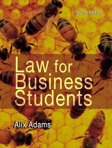 9781405832625: Law for Business Students
