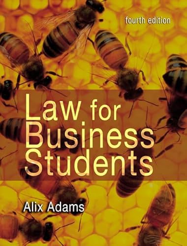 9781405832625: Law for Business Students