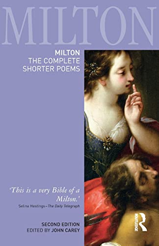 9781405832793: Milton: The Complete Shorter Poems (Longman Annotated English Poets)