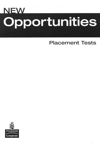 Stock image for Opportunities Global Placement Tests for sale by Iridium_Books