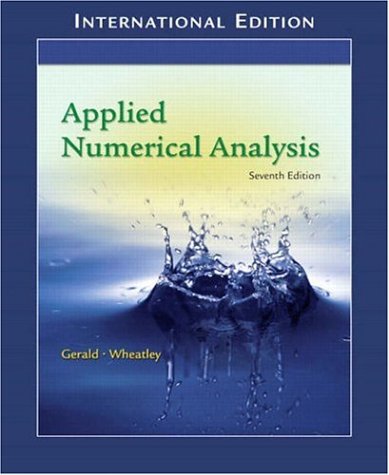 9781405836081: Applied Numerical Analysis: (International Edition) with Maple 10 VP