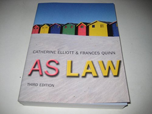 Beispielbild fr Elliott and Quinn: AS Law 3rd Edition zum Verkauf von AwesomeBooks
