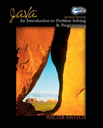 Stock image for Java: WITH Codekey Student Access Kit AND The Essential Java Class Reference for Programmers (3rd Revised Edition): An Introduction to Problem Solving and Programming for sale by Phatpocket Limited