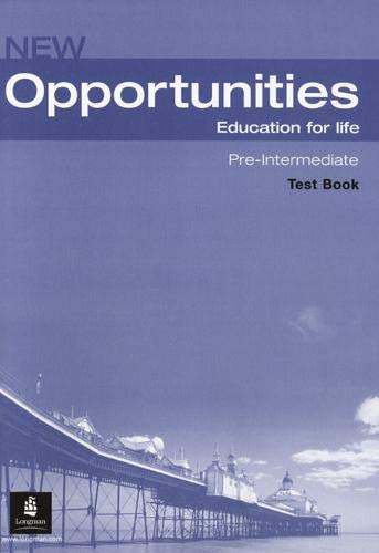 9781405838047: Opportunities Global Pre-Int Test CD Pack: WITH Opportunities Pre-Int Global Test Book AND Audio CD