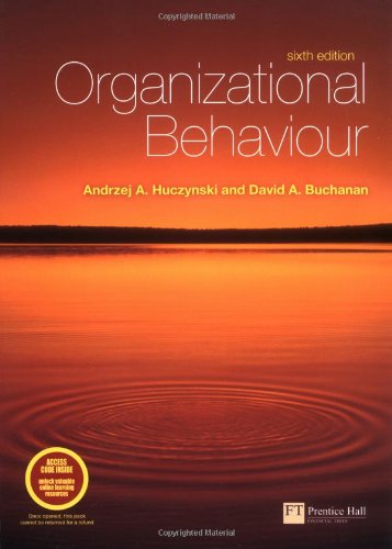 9781405840972: Organizational Behaviour.: Sixth Edition