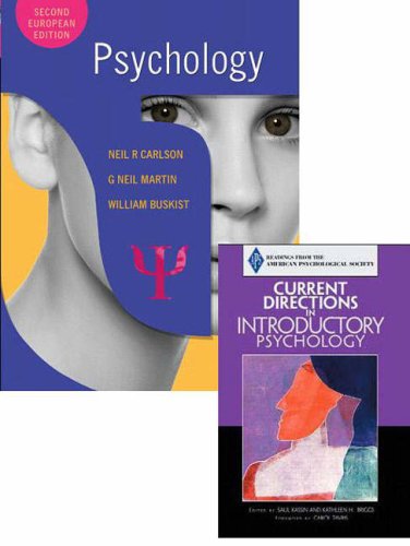 Psychology (9781405841214) by Neil R. Carlson; Saul Kassin