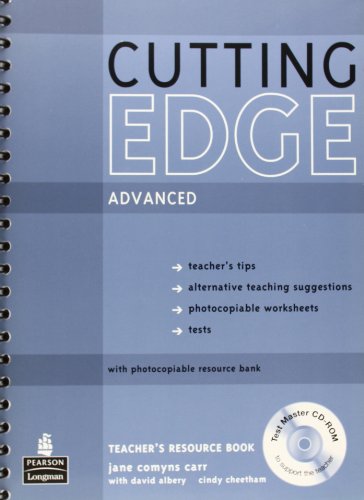 9781405843645: New Cutting Edge Advanced Teachers Book and Test Master CD-ROM Pack