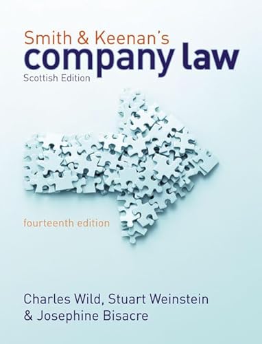 Imagen de archivo de Smith and Keenan's Company Law Scottish Edition a la venta por WorldofBooks
