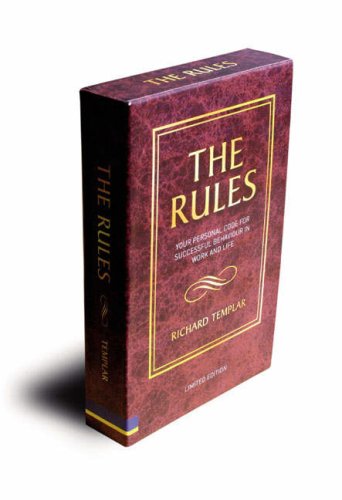 Stock image for The Rules: A personal code for living a better, happier, more successful kind of life for sale by WorldofBooks