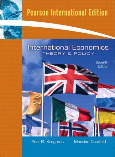 International Economics: Theory and Policy (9781405846653) by Paul R. Krugman