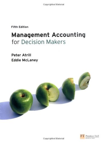 9781405846752: Management Accounting for Decision Makers