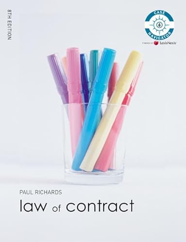 Beispielbild fr Law of Contract zum Verkauf von Anybook.com