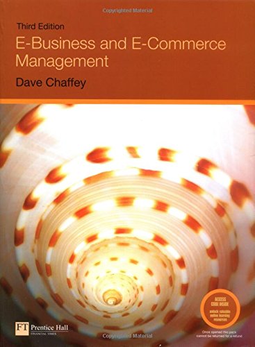 9781405847063: E-Business and E-Commerce Management: Strategy, Implementation and Practice