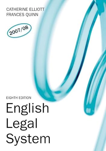 9781405847339: English Legal System