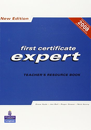 9781405848473: first certificate expert: TEACHER’S RESOURCE BOOK