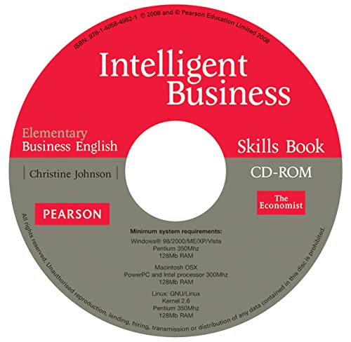 Intelligent Business Elementary Skills Book CD-Rom for Pack (9781405849821) by Johnson, Christine