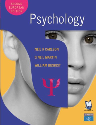 Psychology: AND Health Psychology, an Introduction (9781405853484) by Neil R. Carlson; Val Morrison