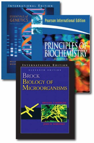 Principles of Biochemistry: WITH Essentials of Genetics AND Brock Biology of Microorganisms (9781405853736) by Horton, H. Robert; Moran, Laurence A; Scrimgeour, Gray; Perry, Marc; Rawn, David; Klug, William S.; Cummings, Michael; Madigan, Michael T.;...