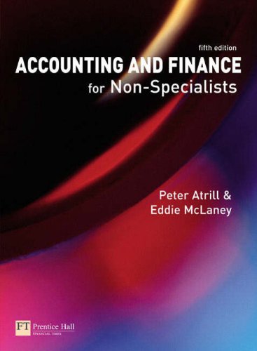 Accounting and Finance for Non-Specialists (9781405854047) by Atrill, Peter