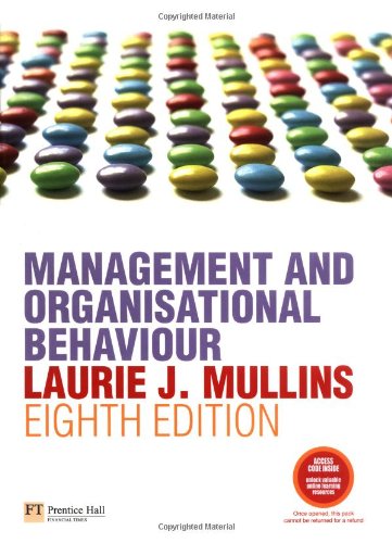 Stock image for Management and Organisational Behaviour for sale by Clevedon Community Bookshop Co-operative