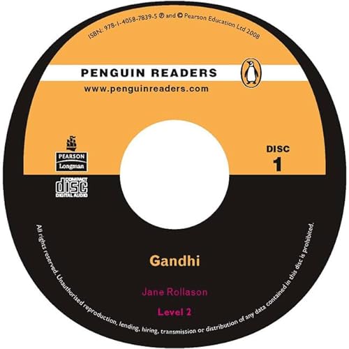 PLPR2:Gandhi CD for Pack (Penguin Readers (Graded Readers)) (9781405857260) by Rollason, Jane