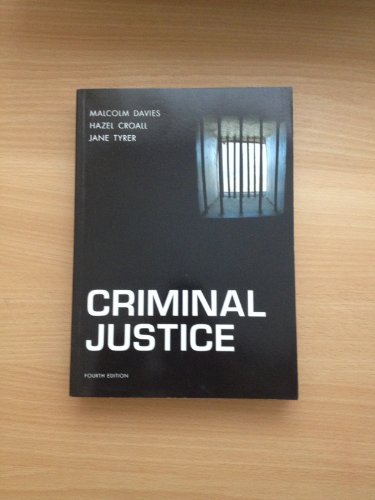 Beispielbild fr Criminal Justice zum Verkauf von WorldofBooks