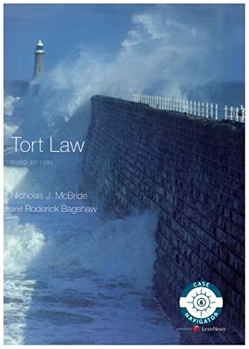 Tort Law (Longman Law Series) (9781405859493) by Nicholas J. McBride